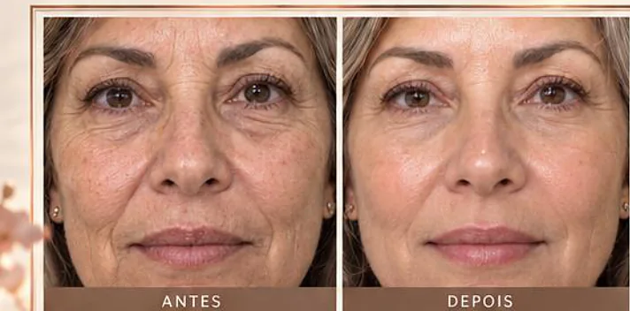 Antes e depois ilustrativo, Silk Lines Renewal